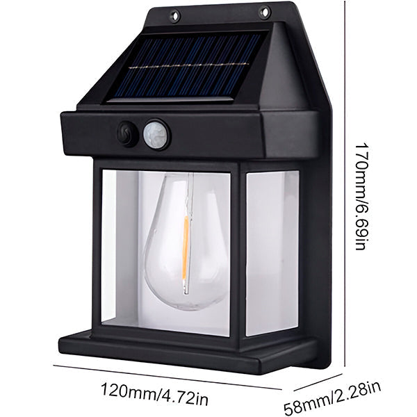 Solar-Powered Motion-Activated LED Outdoor Lighting