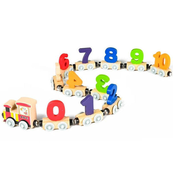 Interactive Magnetic Number Train for Early Learning