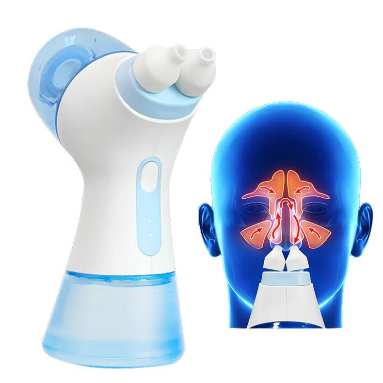 BreatheEasy™ Rechargeable Nasal Rinse System with Pulsating Action