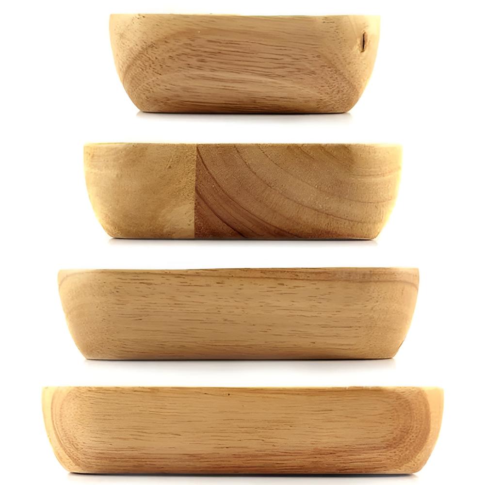 Elegant Natural Wood Serving Bowl for Every Occasion