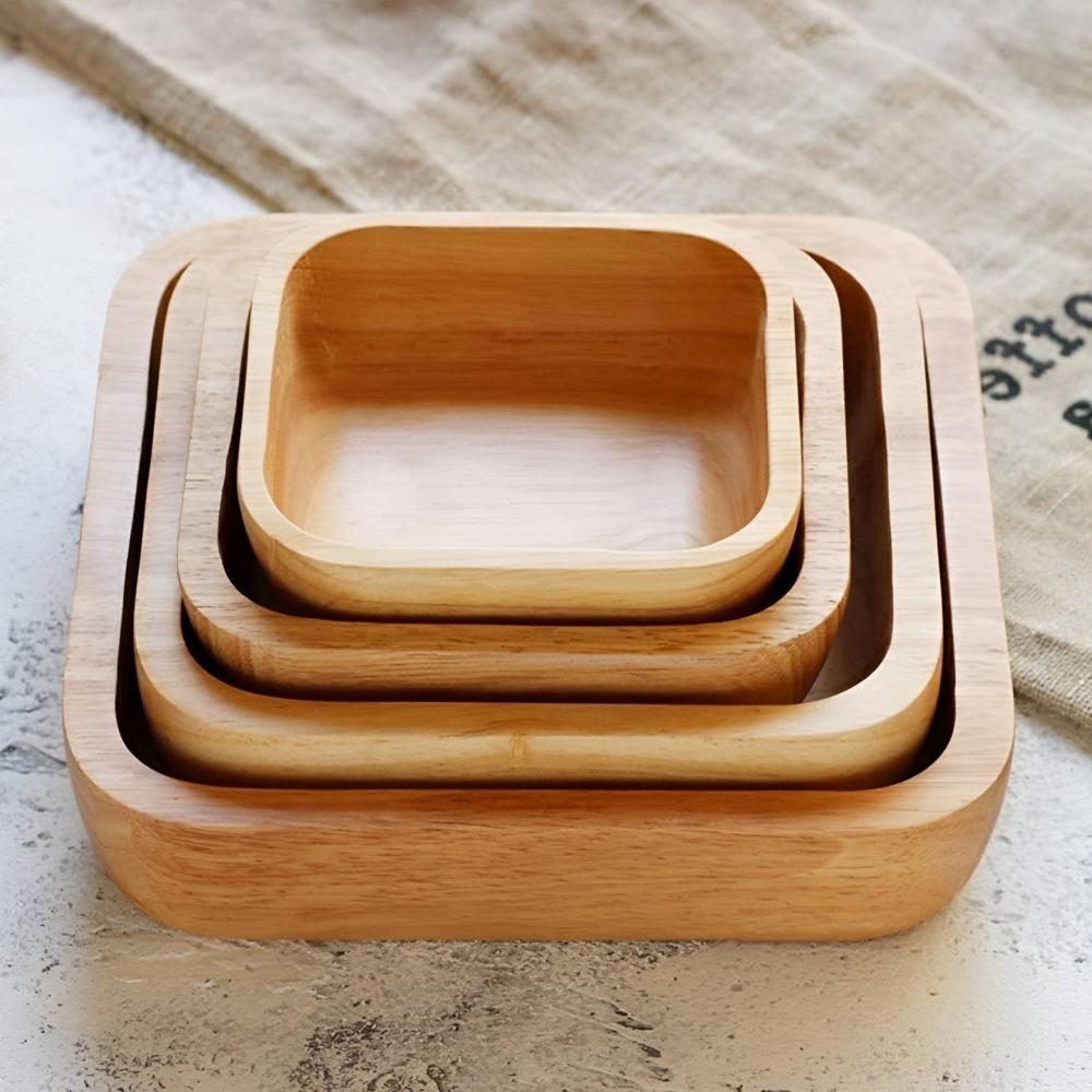 Elegant Natural Wood Serving Bowl for Every Occasion