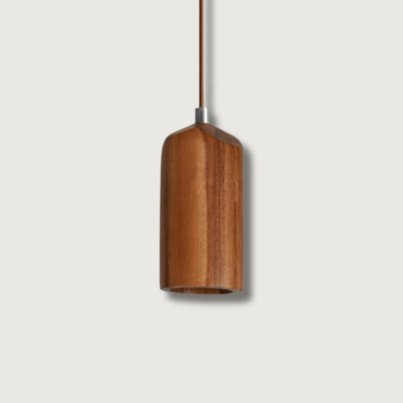 Rustic Wood Hanging Light Fixture | Warm Glow for Any Space