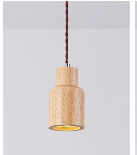 Rustic Wood Hanging Light Fixture | Warm Glow for Any Space