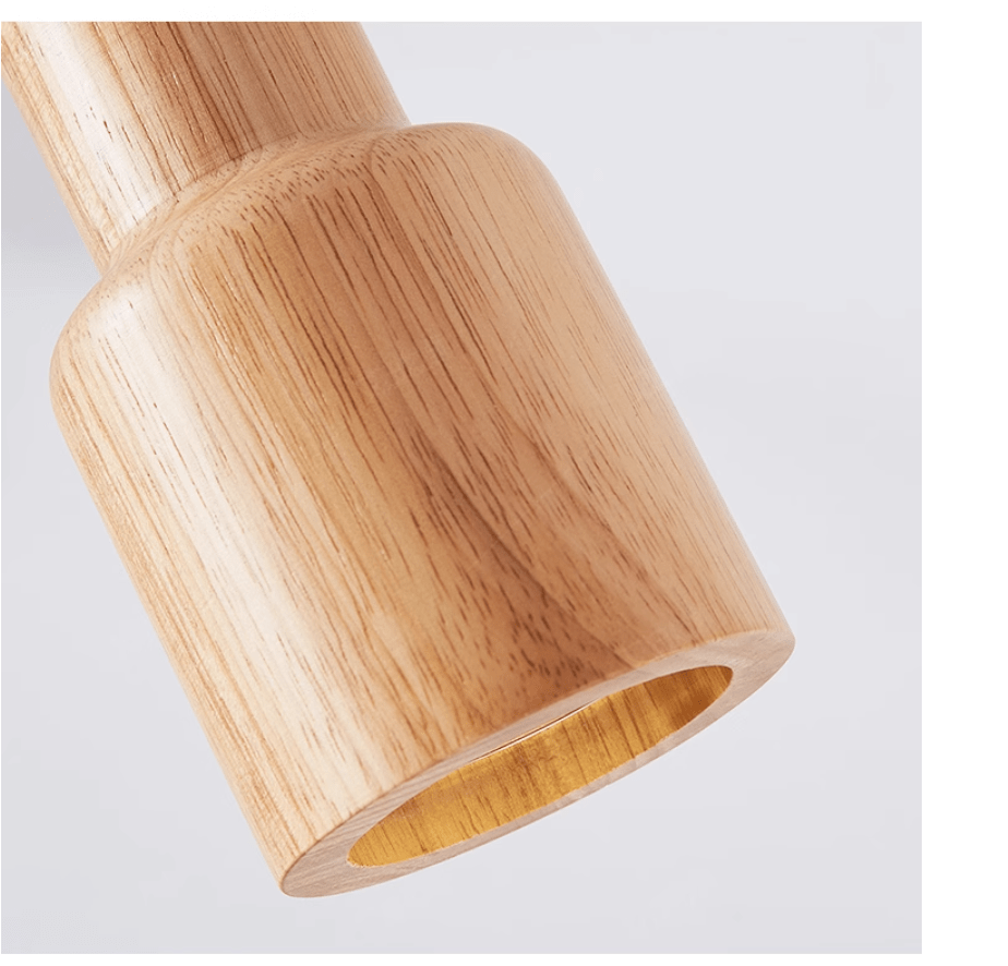 Rustic Wood Hanging Light Fixture | Warm Glow for Any Space