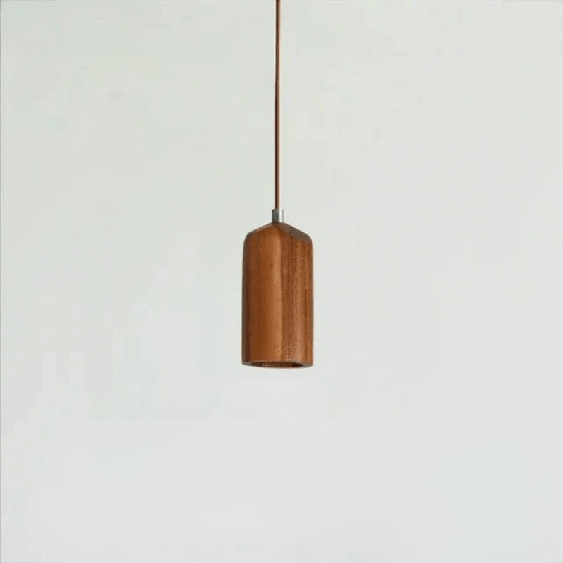 Rustic Wood Hanging Light Fixture | Warm Glow for Any Space