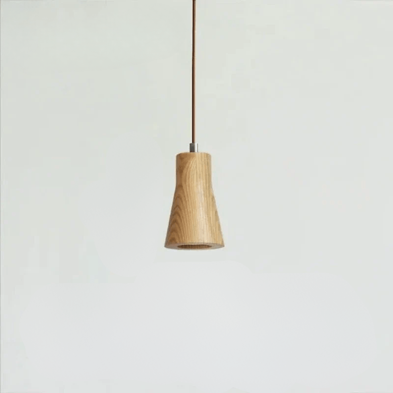 Rustic Wood Hanging Light Fixture | Warm Glow for Any Space