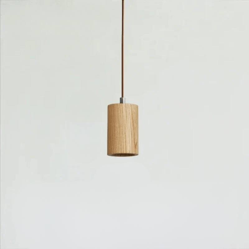 Rustic Wood Hanging Light Fixture | Warm Glow for Any Space