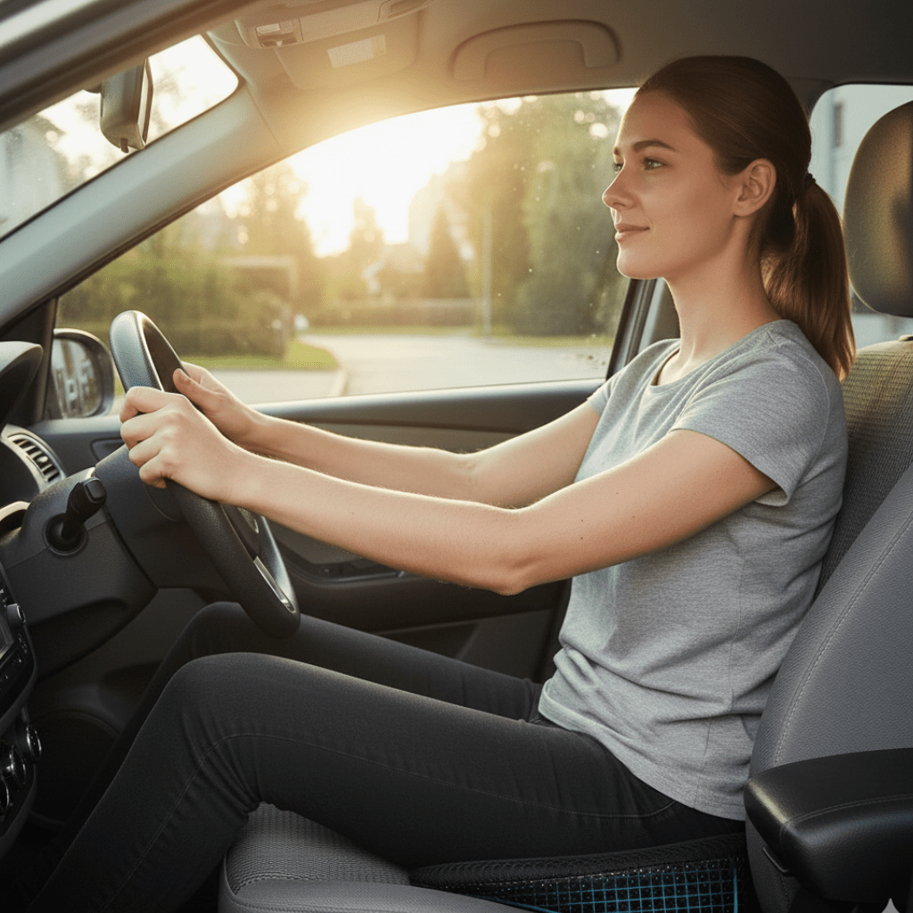 ErgoComfort – Supportive Car Seat Cushion for Enhanced Posture