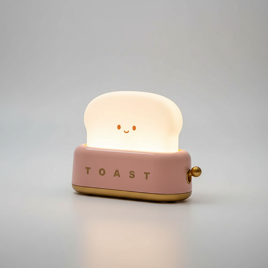 Adorable Toast Shaped Night Light - ToastleGlow