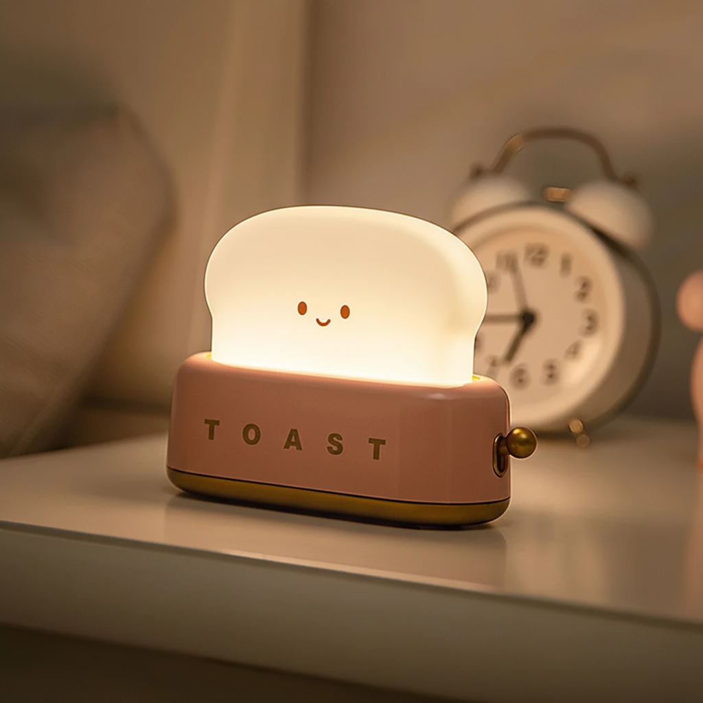 Adorable Toast Shaped Night Light - ToastleGlow