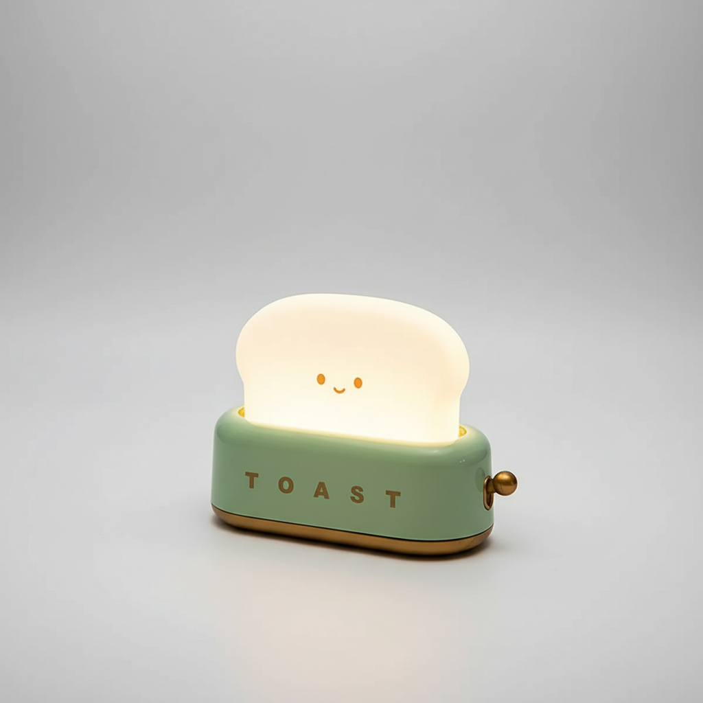 Adorable Toast Shaped Night Light - ToastleGlow