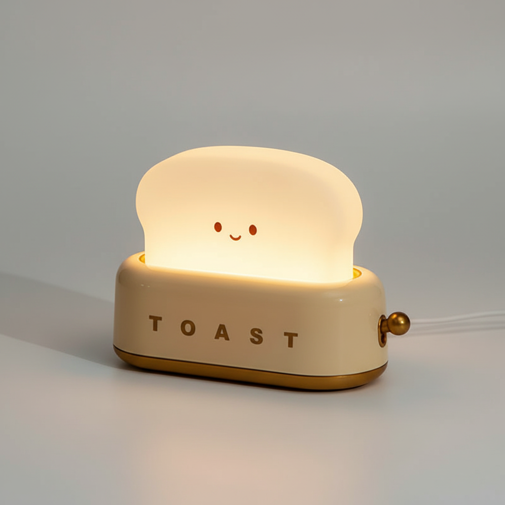 Adorable Toast Shaped Night Light - ToastleGlow
