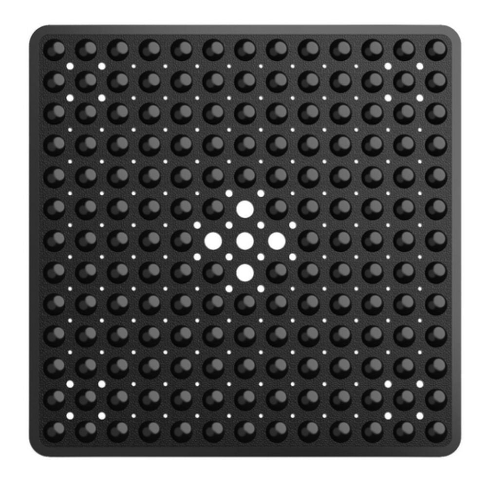 Secure and Stylish Bath Mat with Drainage Features