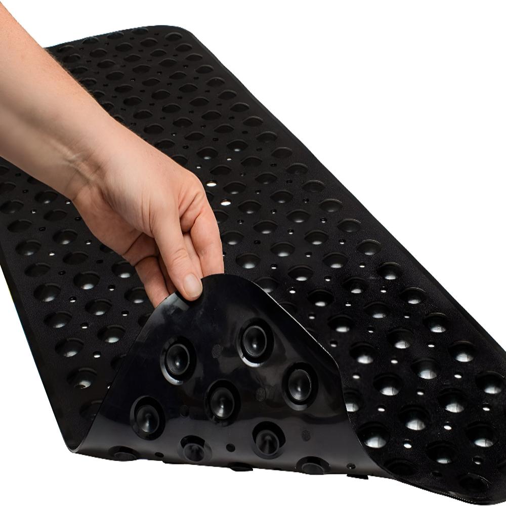 Slip-Resistant Bath Mat with 200 Suction Cups | Safe for Kids & Seniors