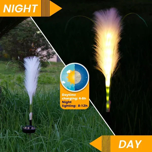 LuxeGlow | Elegant Wicker Garden Lights for Outdoor Charm