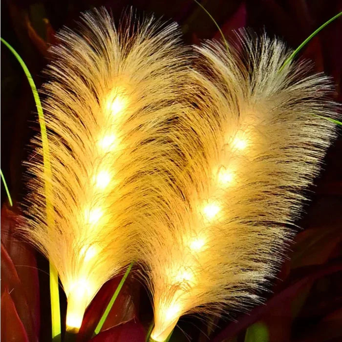 LuxeGlow | Elegant Wicker Garden Lights for Outdoor Charm