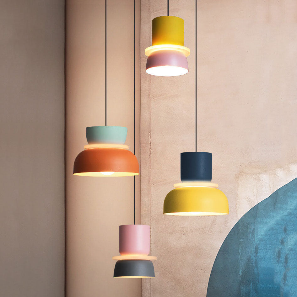 Vibrant Fusion Pendant | Chic Metal Lighting for Modern Homes