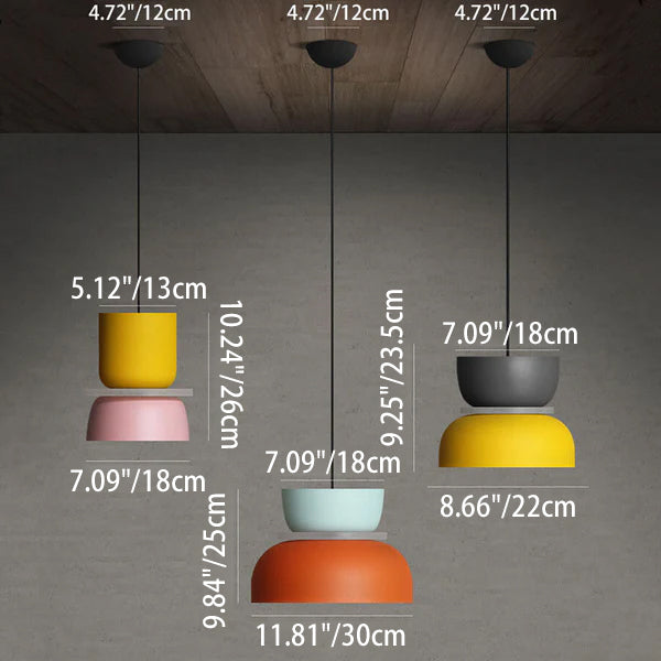 Vibrant Fusion Pendant | Chic Metal Lighting for Modern Homes