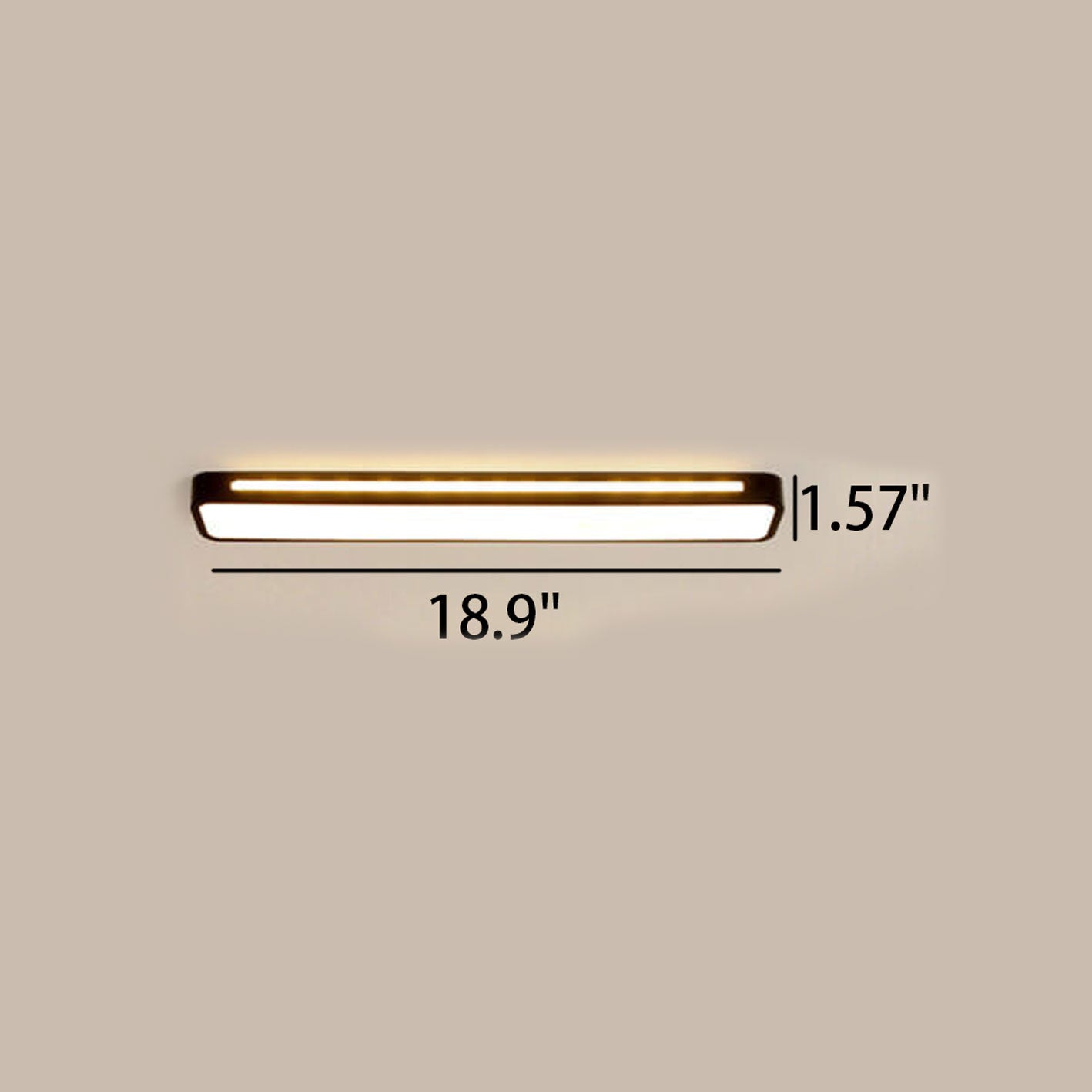 LuxeBright | Contemporary LED Ceiling Light Fixture