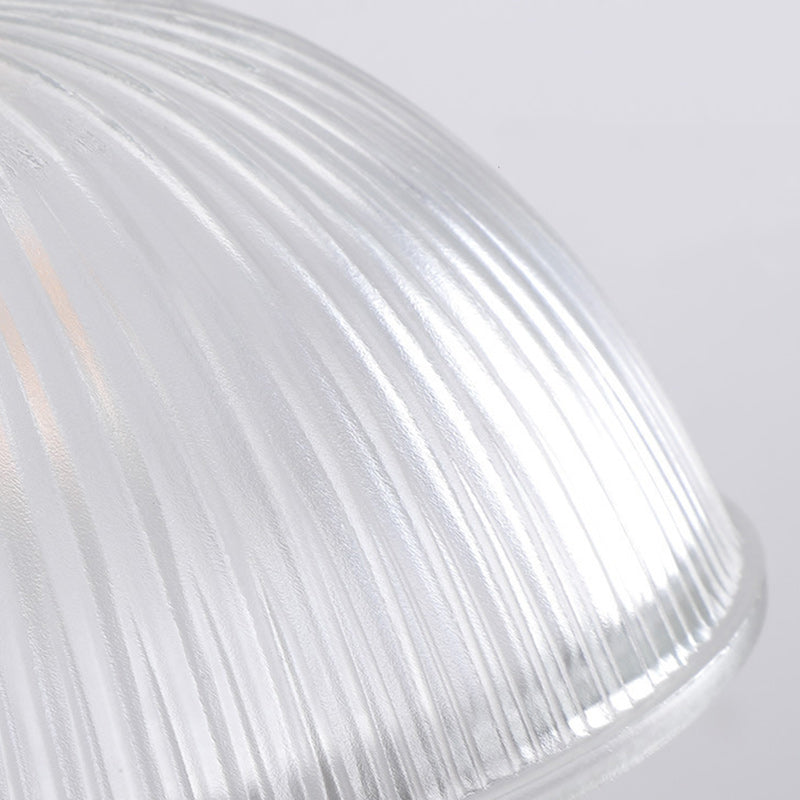 Adjustable Nordic-Style Pendant Light with Wood and Glass