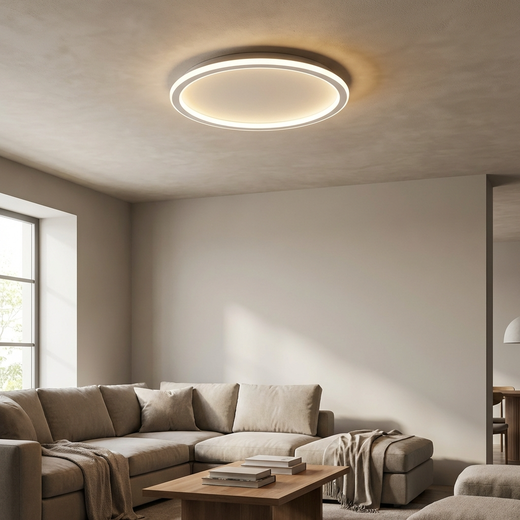 Modern Circular LED Ceiling Light for Elegant Spaces