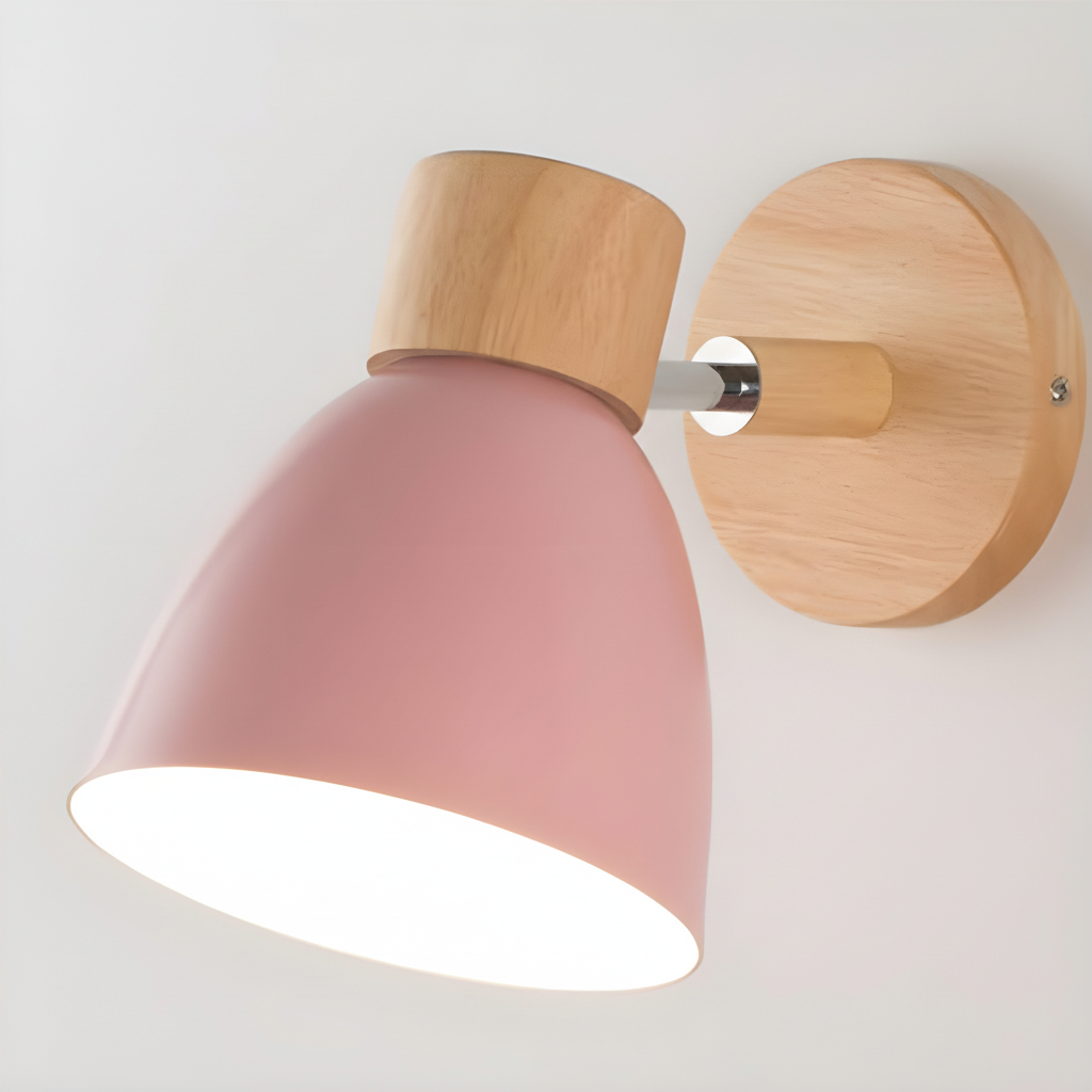 Wood Wall Light Fixture - Nordic Design