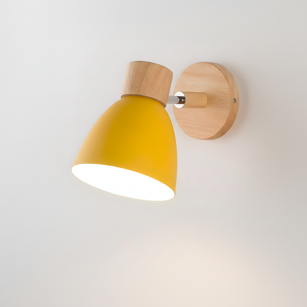 Wood Wall Light Fixture - Nordic Design