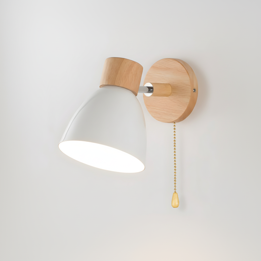 Wood Wall Light Fixture - Nordic Design