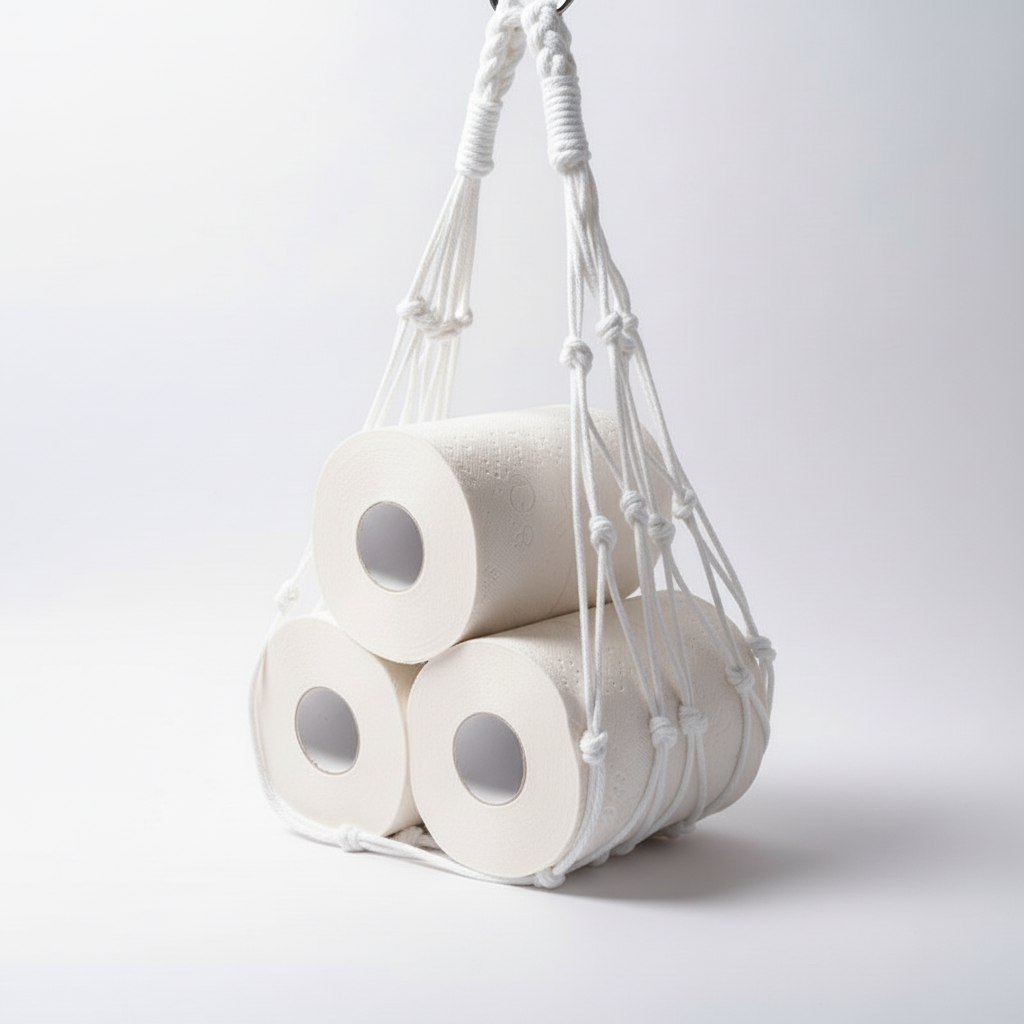Soft Cotton Storage Holder for Hanging Organization