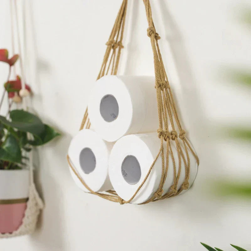 Soft Cotton Storage Holder for Hanging Organization