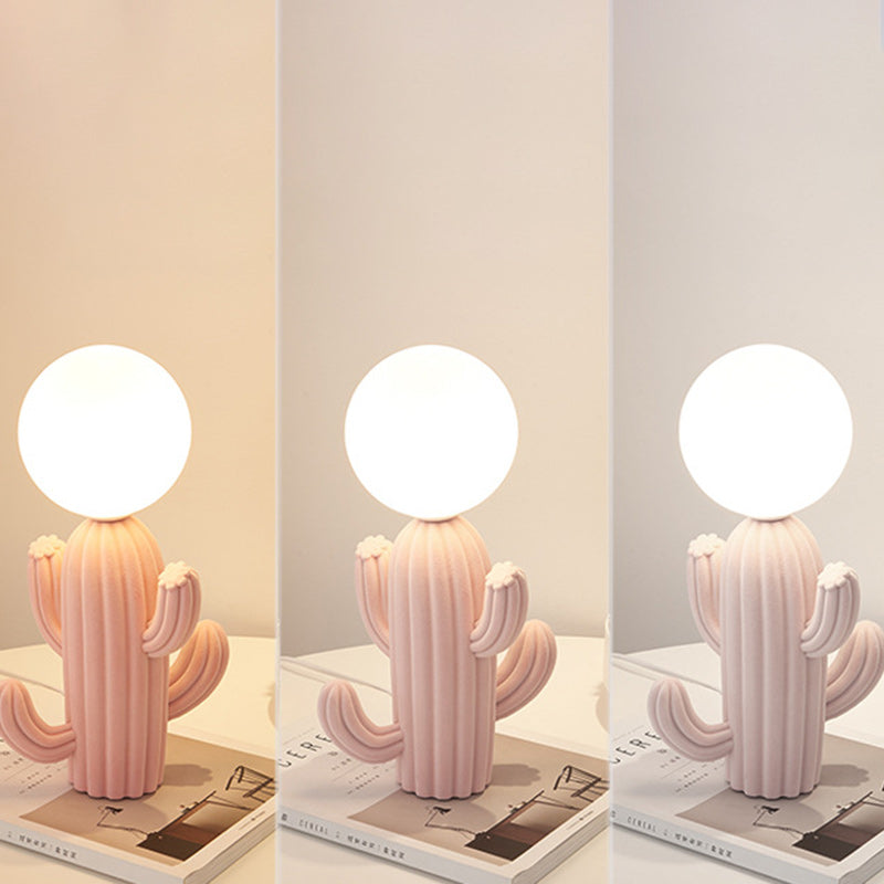 Cactus-Shaped Table Lamp – Unique Home Décor Lighting