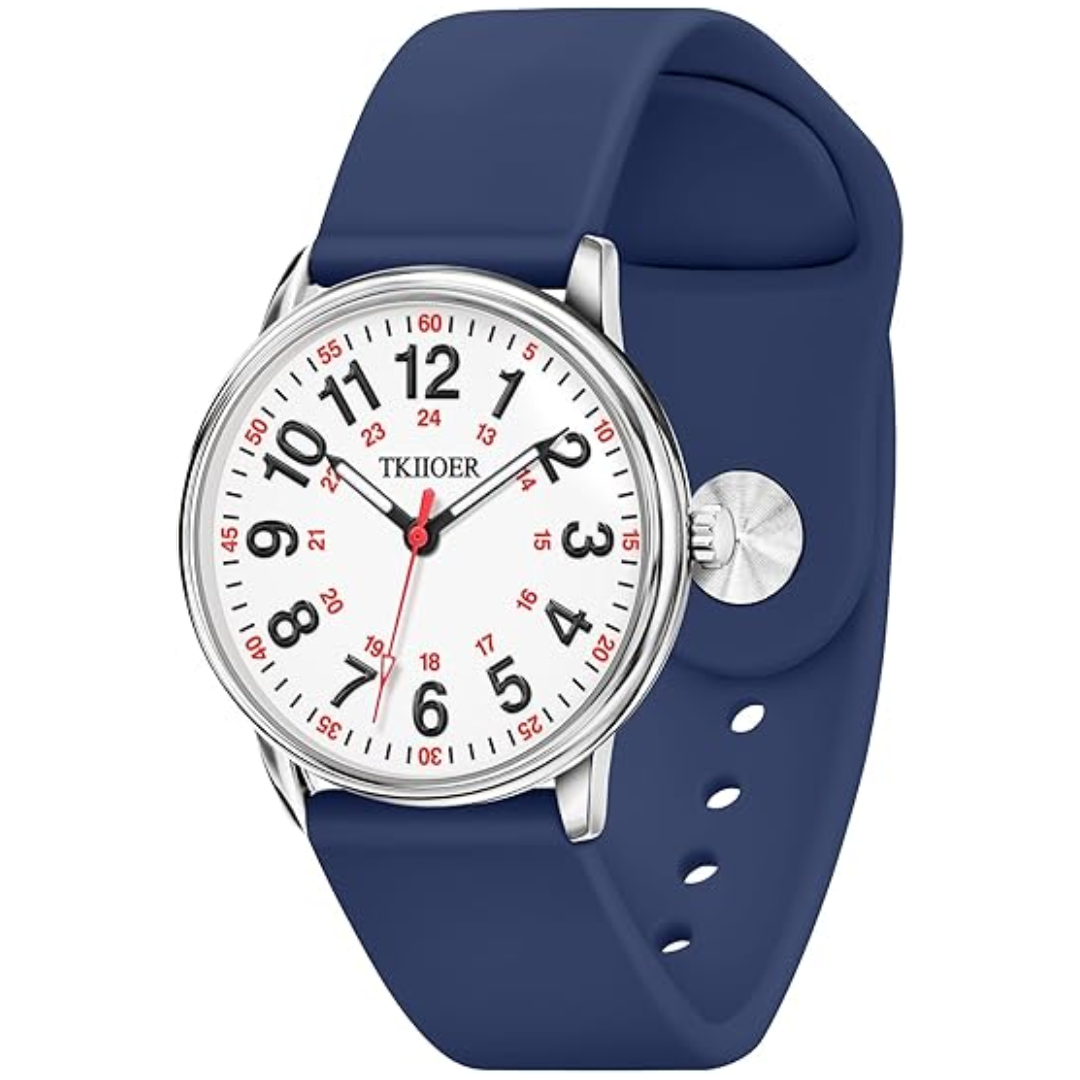 Precision Healthcare Watch with Luminous Display & Waterproof Design