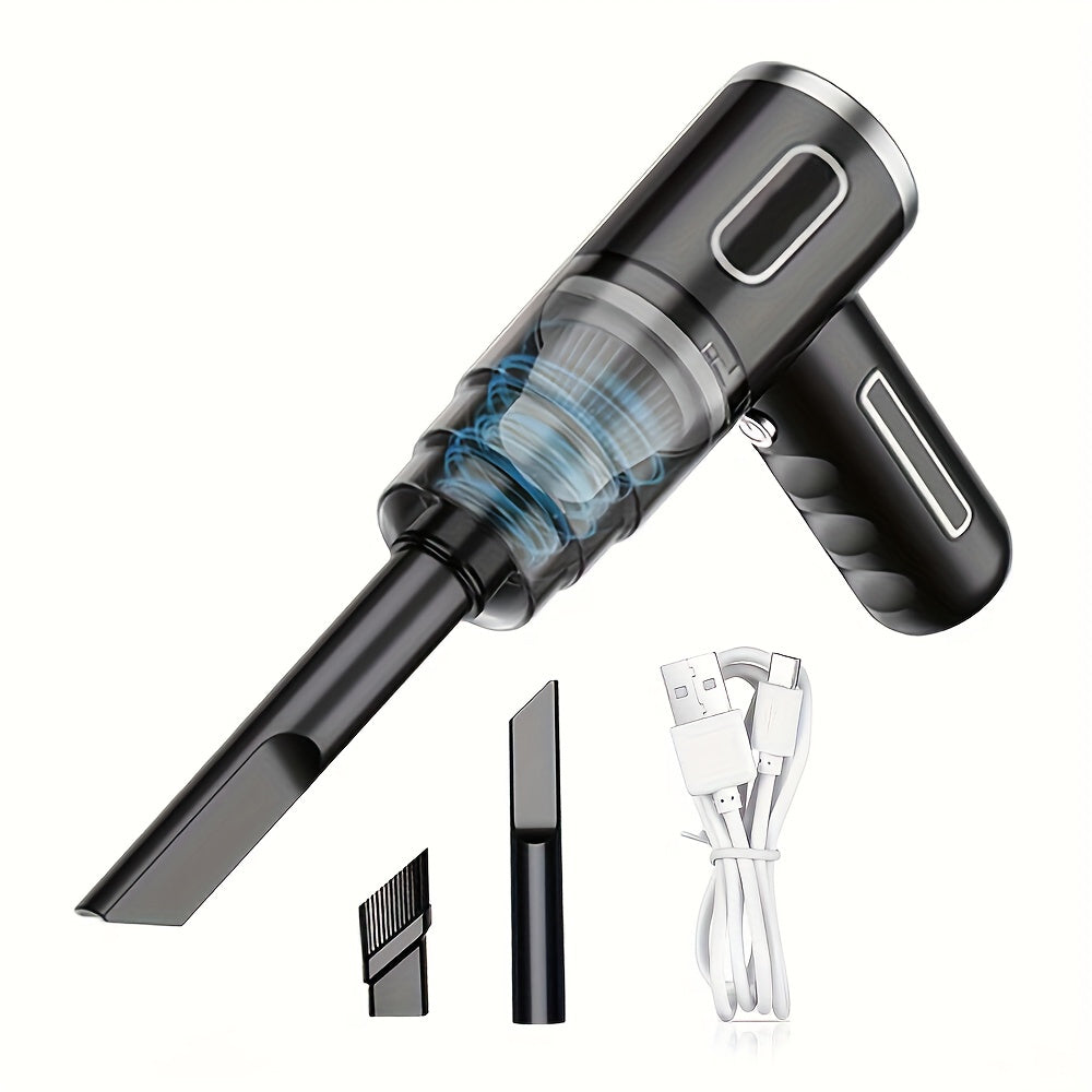 Compact USB Rechargeable Vacuum for Effortless Cleaning