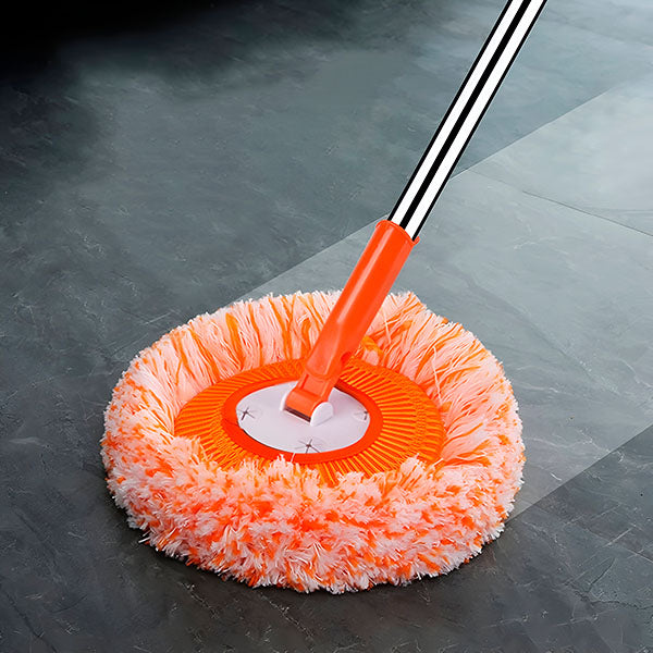 Flexible Round Cleaning Mop with 360° Swivel Head