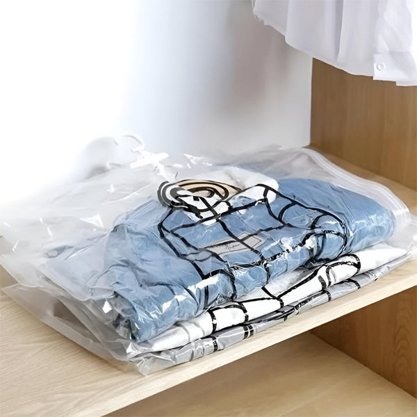Vertical Vacuum Storage Bags for Space-Saving Solutions (4-Pack)
