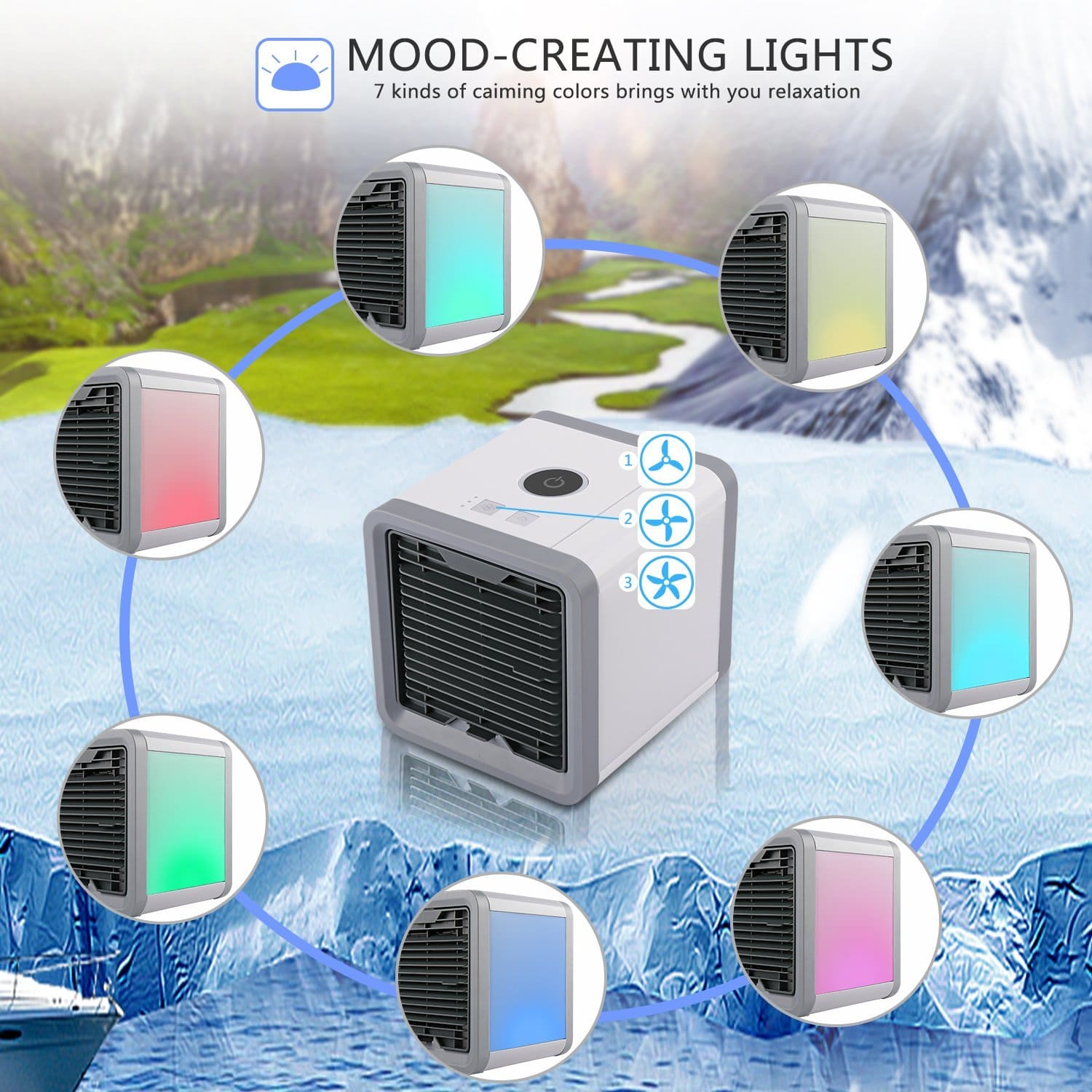 Versatile 3-in-1 Portable Climate Control Unit