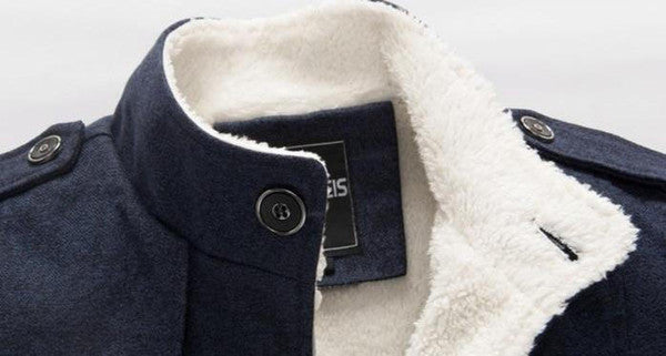 Timeless Wool Blend Long Trench Coat