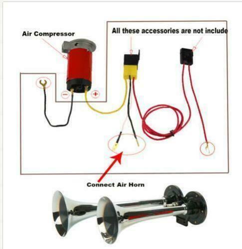 Powerful 150 dB Air Horn for Cars and Trucks