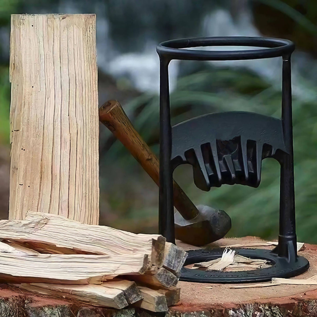 Heavy-Duty Manual Firewood Splitting Tool
