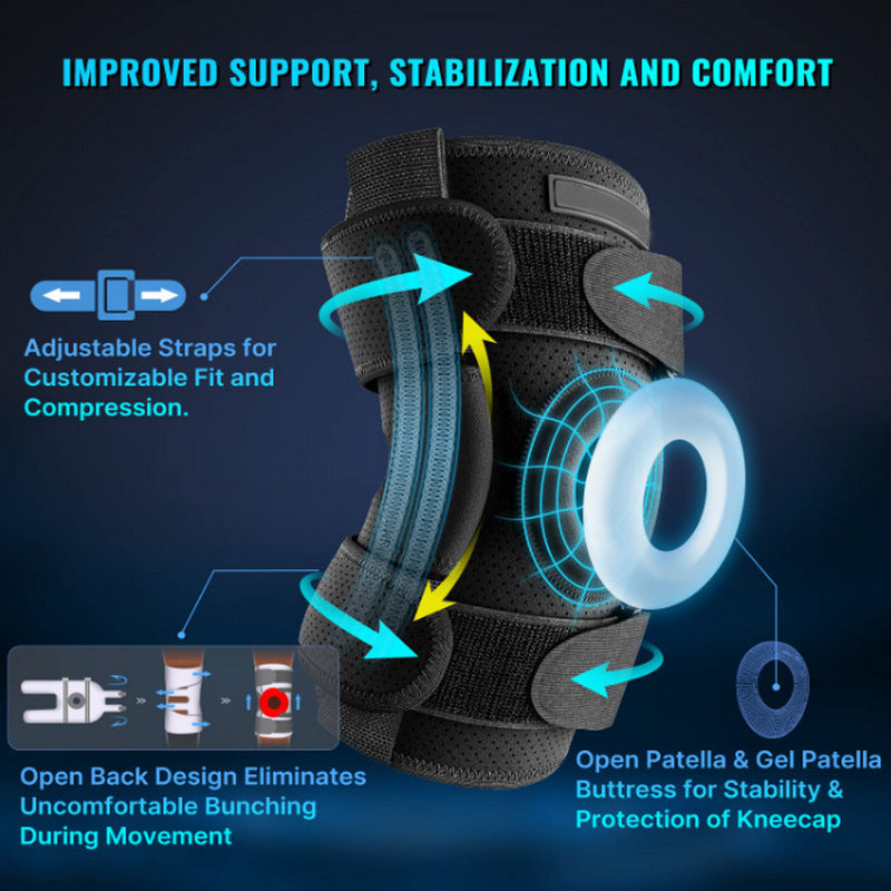 Customizable Support Knee Brace for Meniscus Recovery
