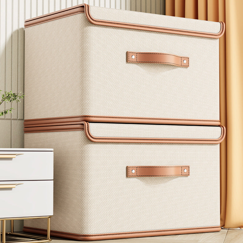 Versatile Collapsible Storage Container with Lid and Handles