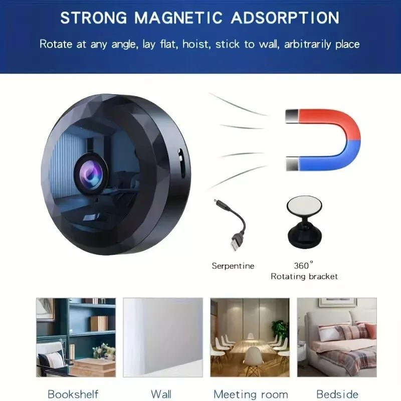 SecureVision | Compact 1080P HD WiFi Camera with Night Vision