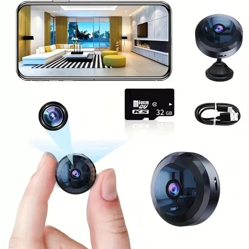 SecureVision | Compact 1080P HD WiFi Camera with Night Vision