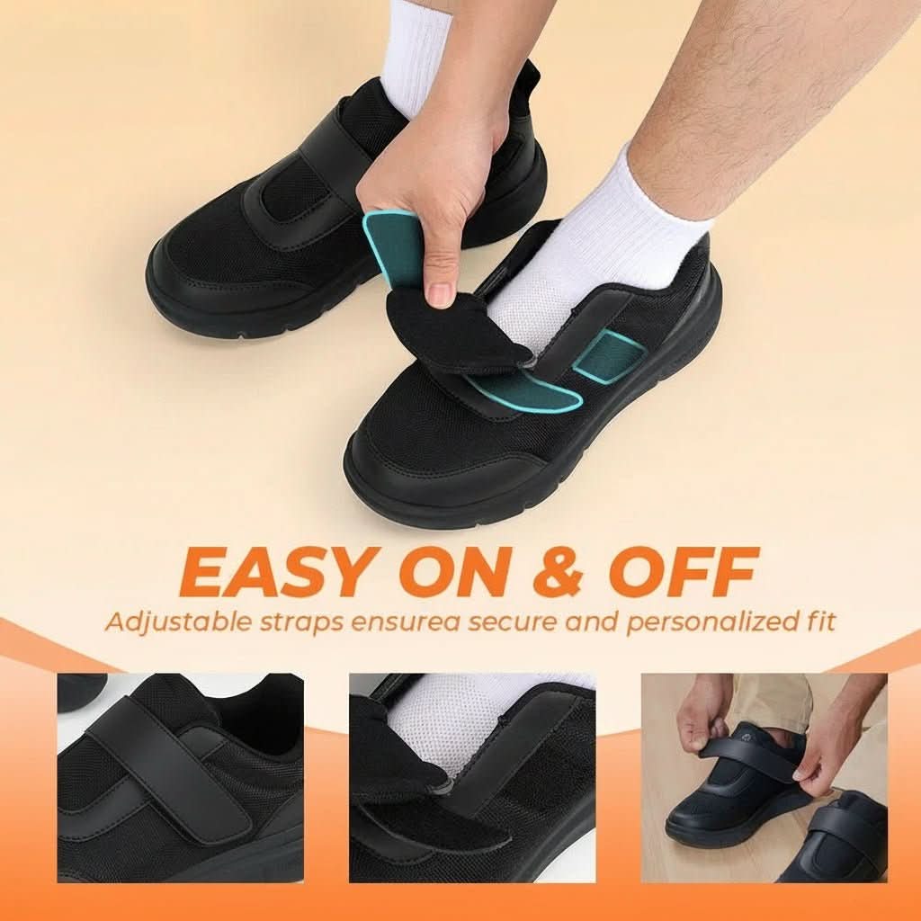 WideFit Comfort Sneakers for Men - Ultimate Support
