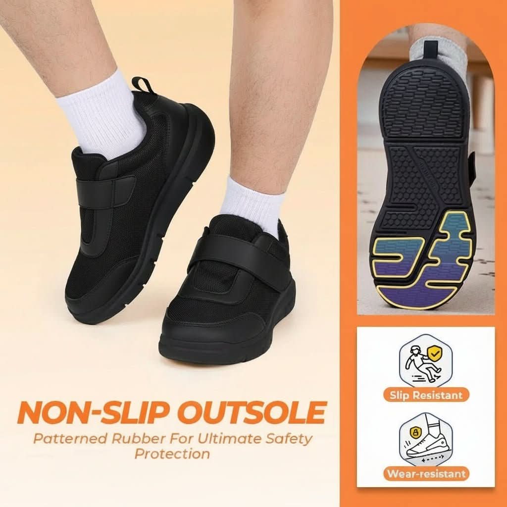 WideFit Comfort Sneakers for Men - Ultimate Support