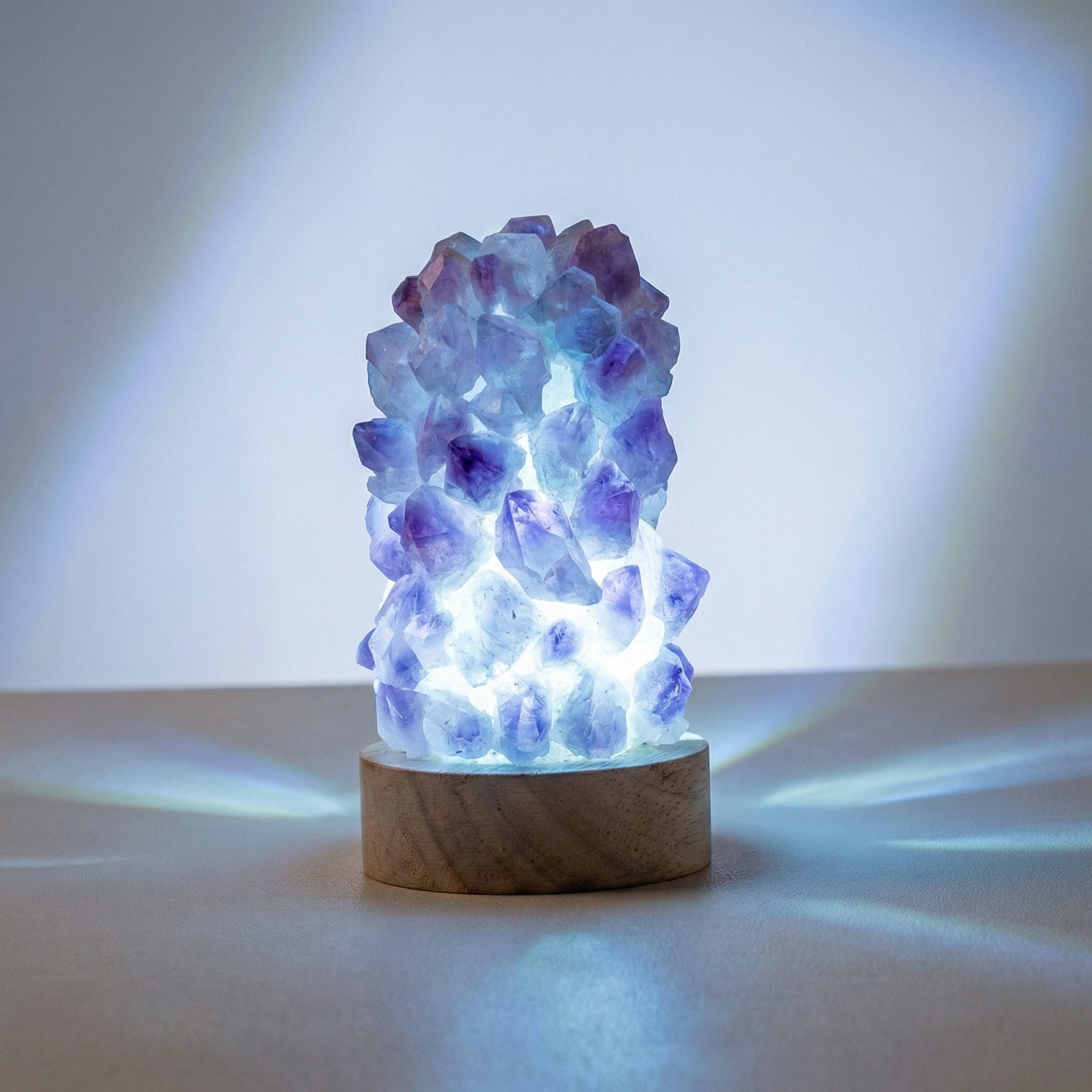 Natural Crystal Design Lamp - Tranquil Lighting Solution