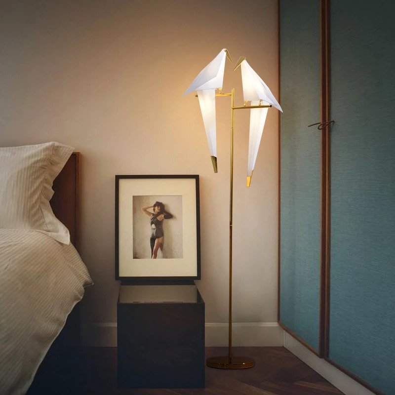 Table Lamp with Origami Design - Glow Feature