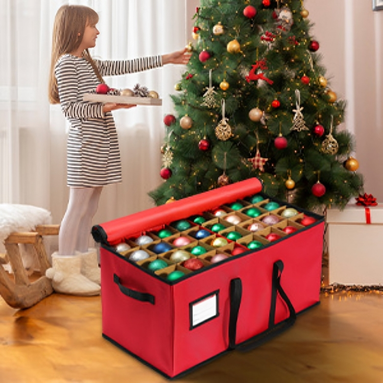 Holiday Decoration Storage Solution | Stackable Organizer with Custom Dividers
