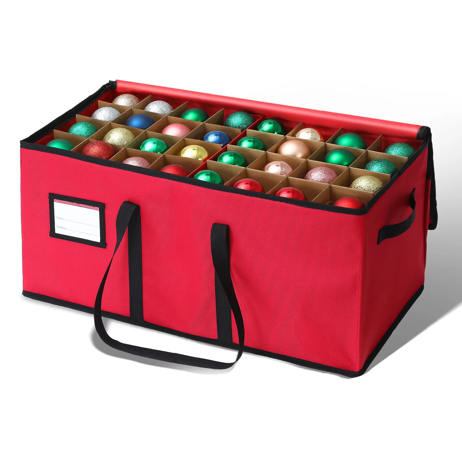 Holiday Decoration Storage Solution | Stackable Organizer with Custom Dividers