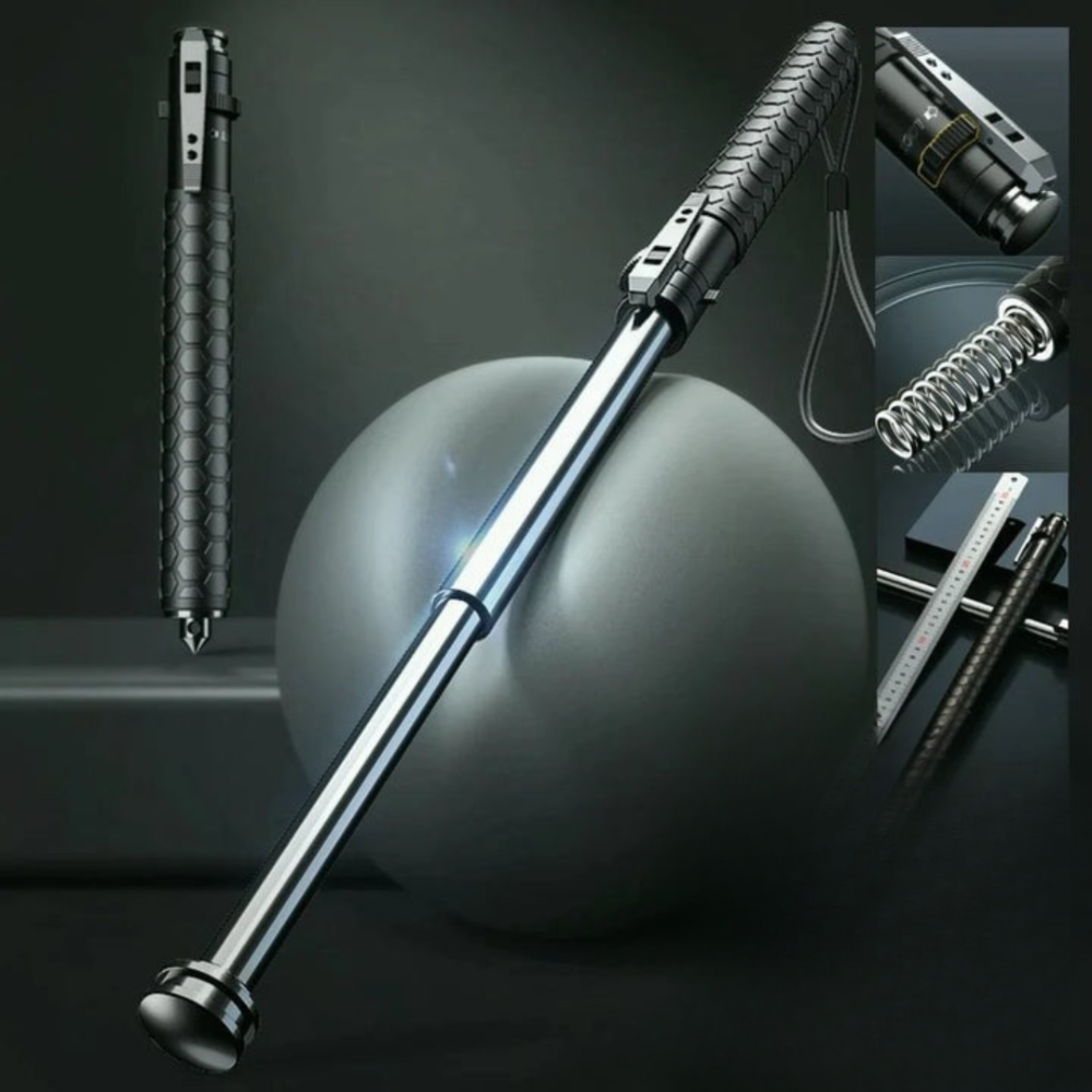 Versatile Hiking Pole with Secure Grip and Compact Design